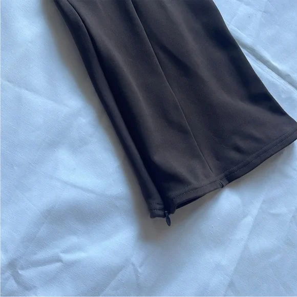 ALO Yoga Brown flare zip Leggings - Picture 9 of 11